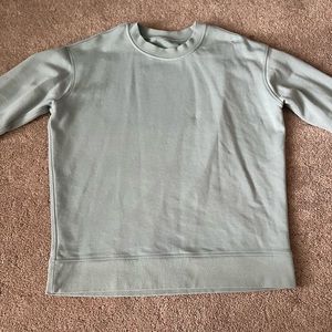 mint lululemon perfectly oversized crew